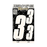Racing Number Kit - 4.25"