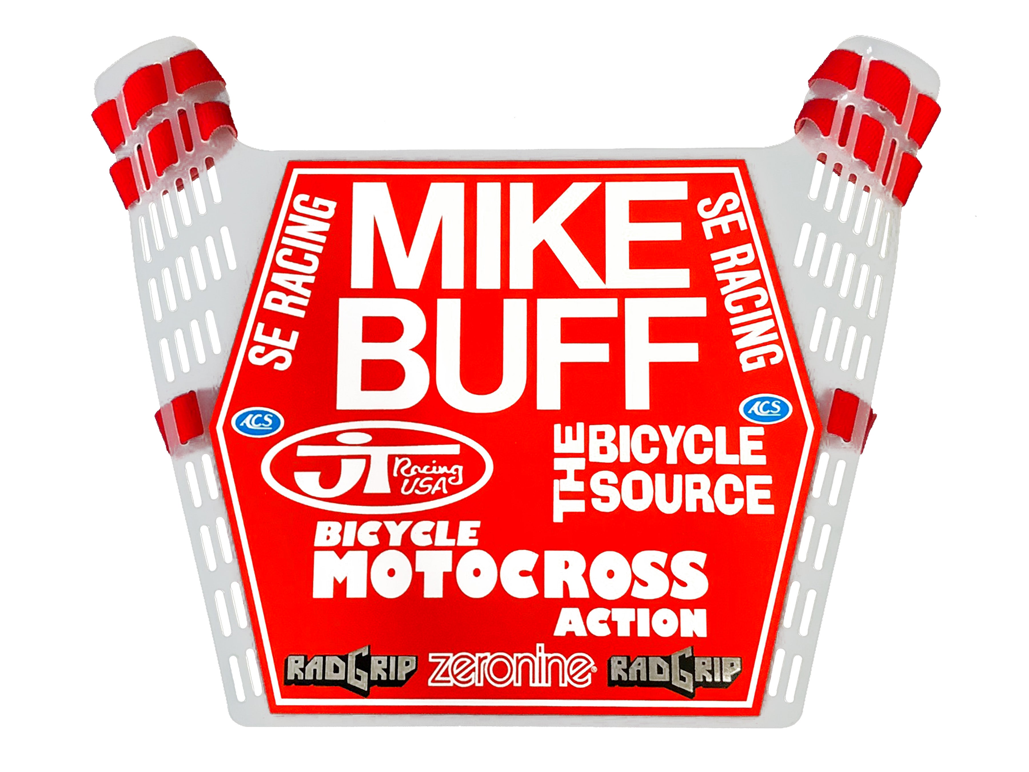 Mike Buff Airflow Stadium BMX Numberplate – ZeroNine Mfg. Co., Inc.