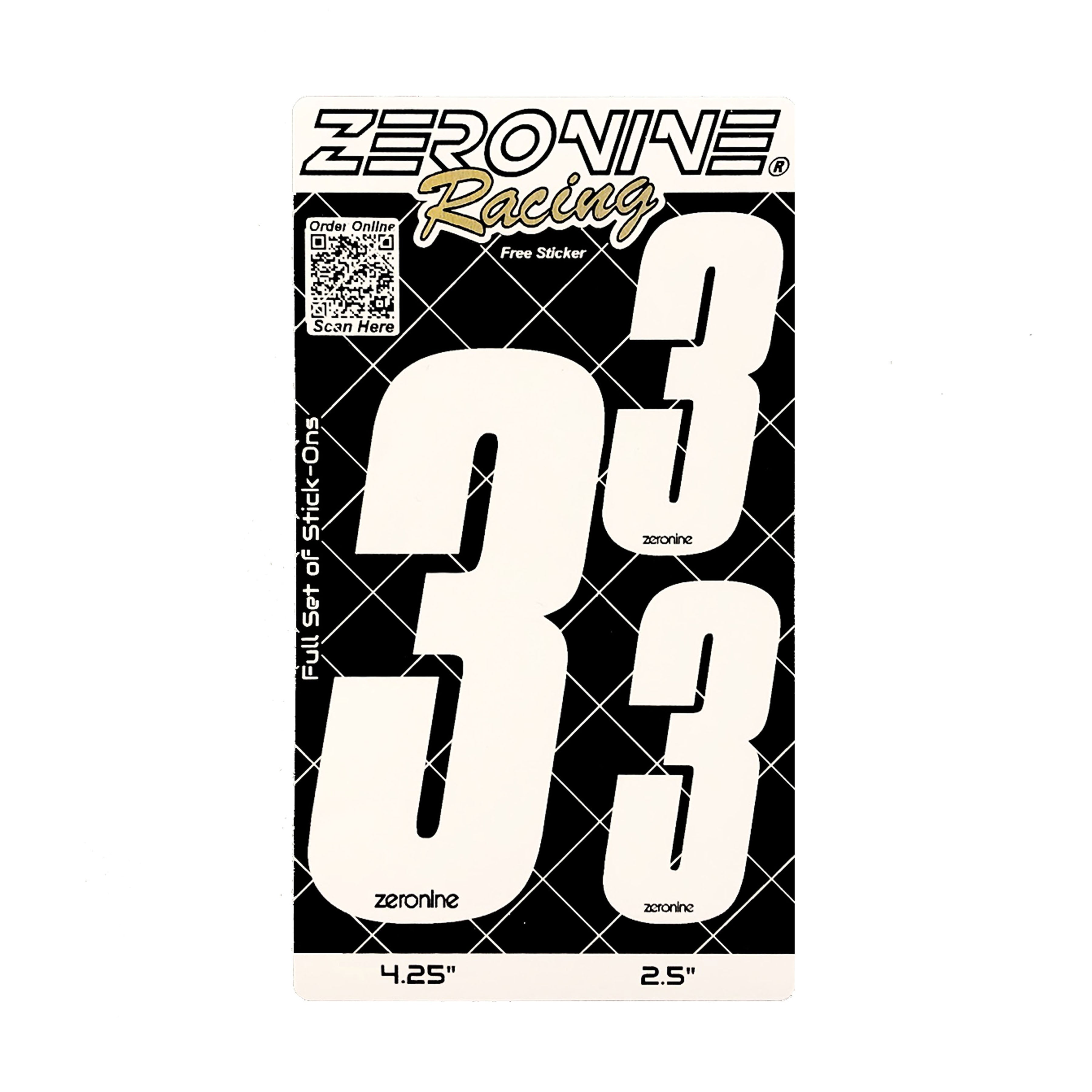 Racing Number Kit – ZeroNine Mfg. Co., Inc.