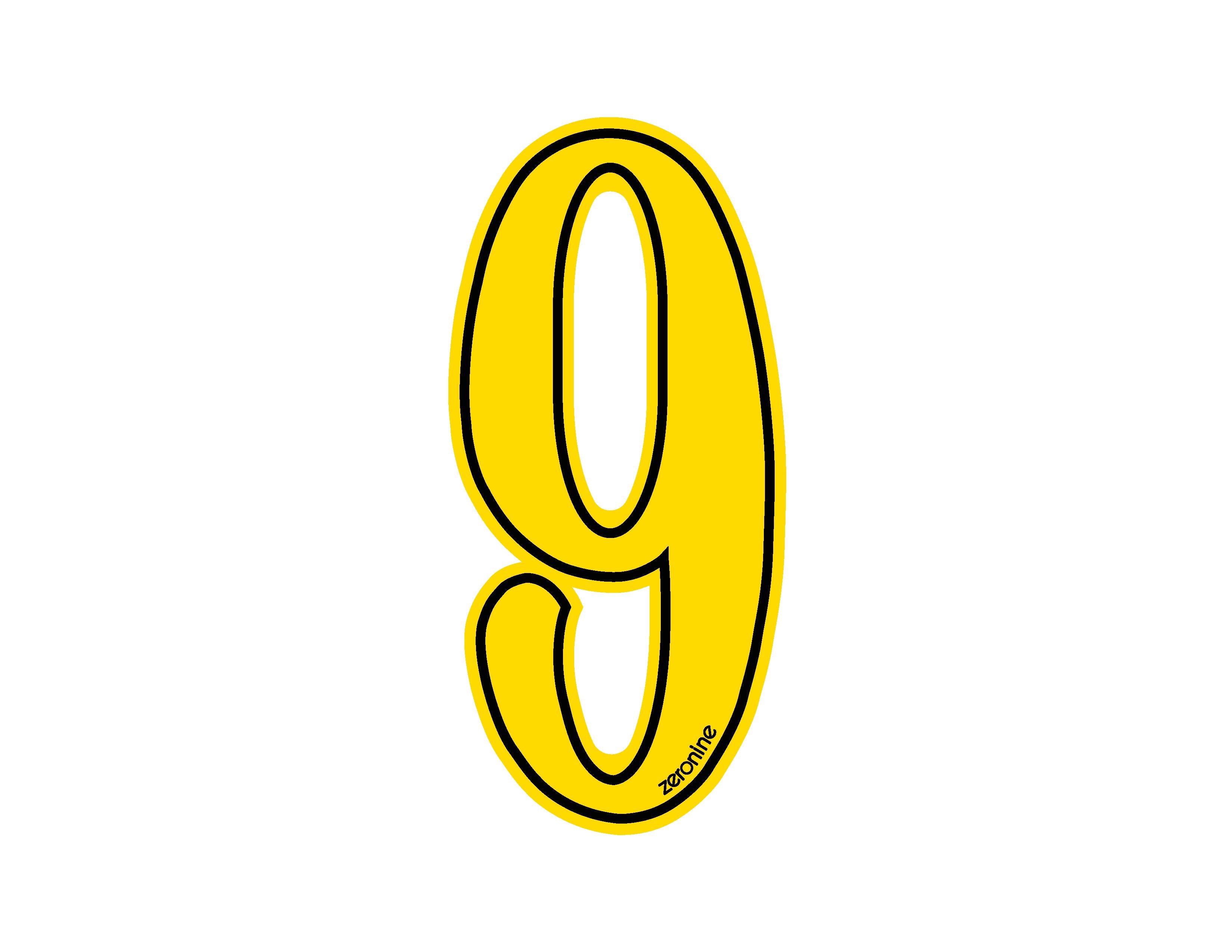 Deluxe Outline Numbers - 6