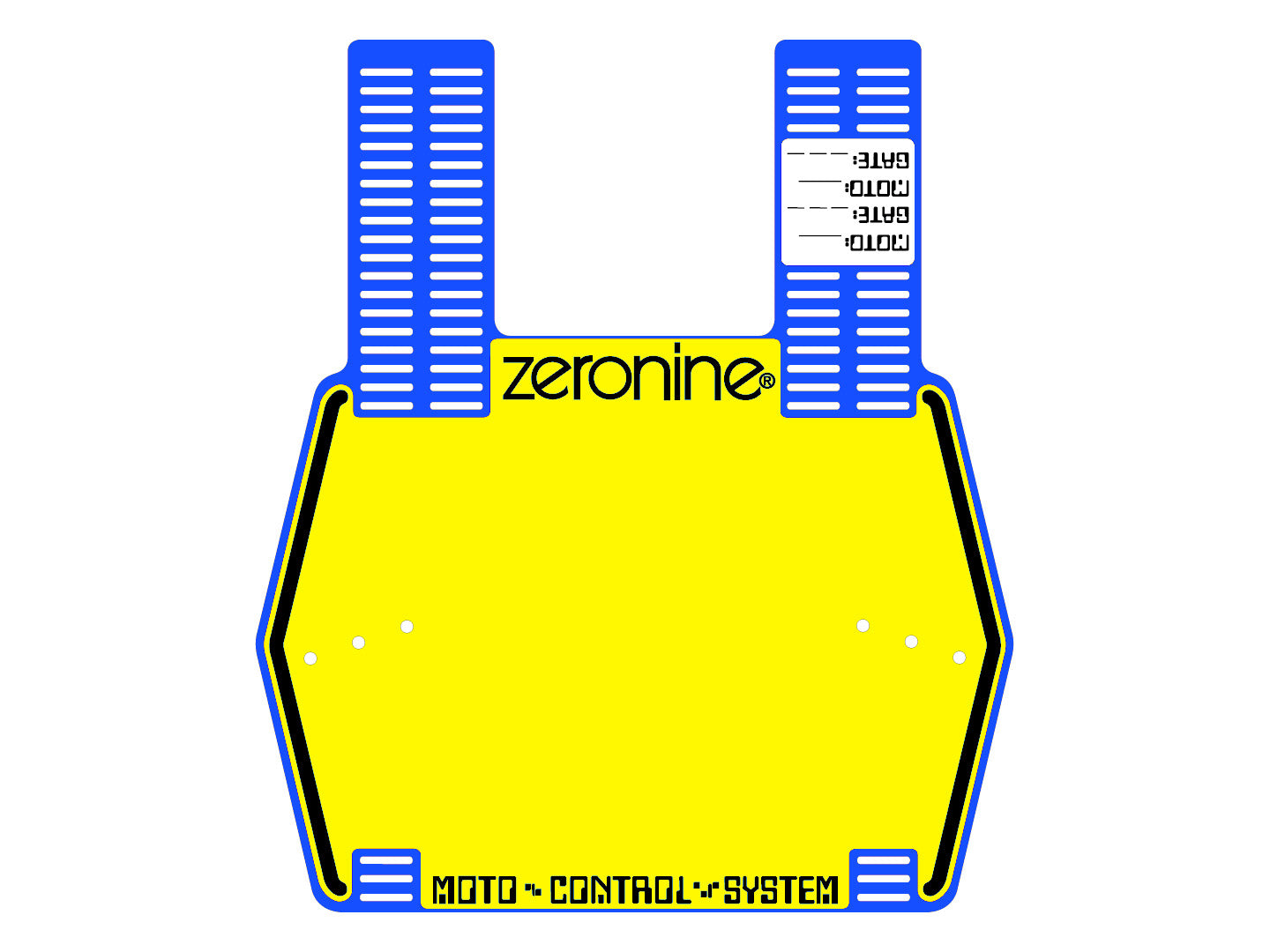 Custom Moto Control BMX Numberplate – ZeroNine Mfg. Co., Inc.