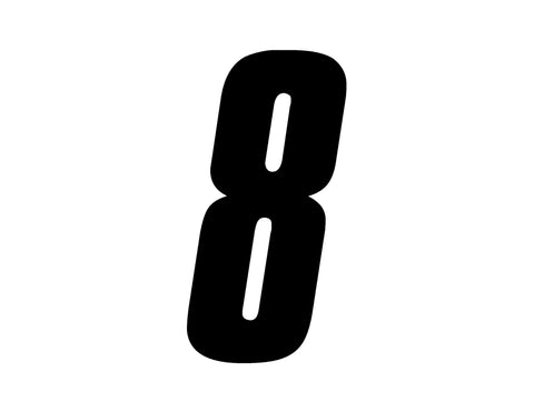 Slant Numbers - Select Size – ZeroNine Mfg. Co., Inc.