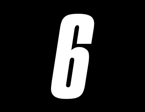 Slant Numbers - Select Size – ZeroNine Mfg. Co., Inc.